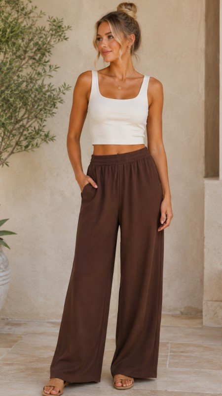 Picture of 232133P-1-PALAZZO PANTS